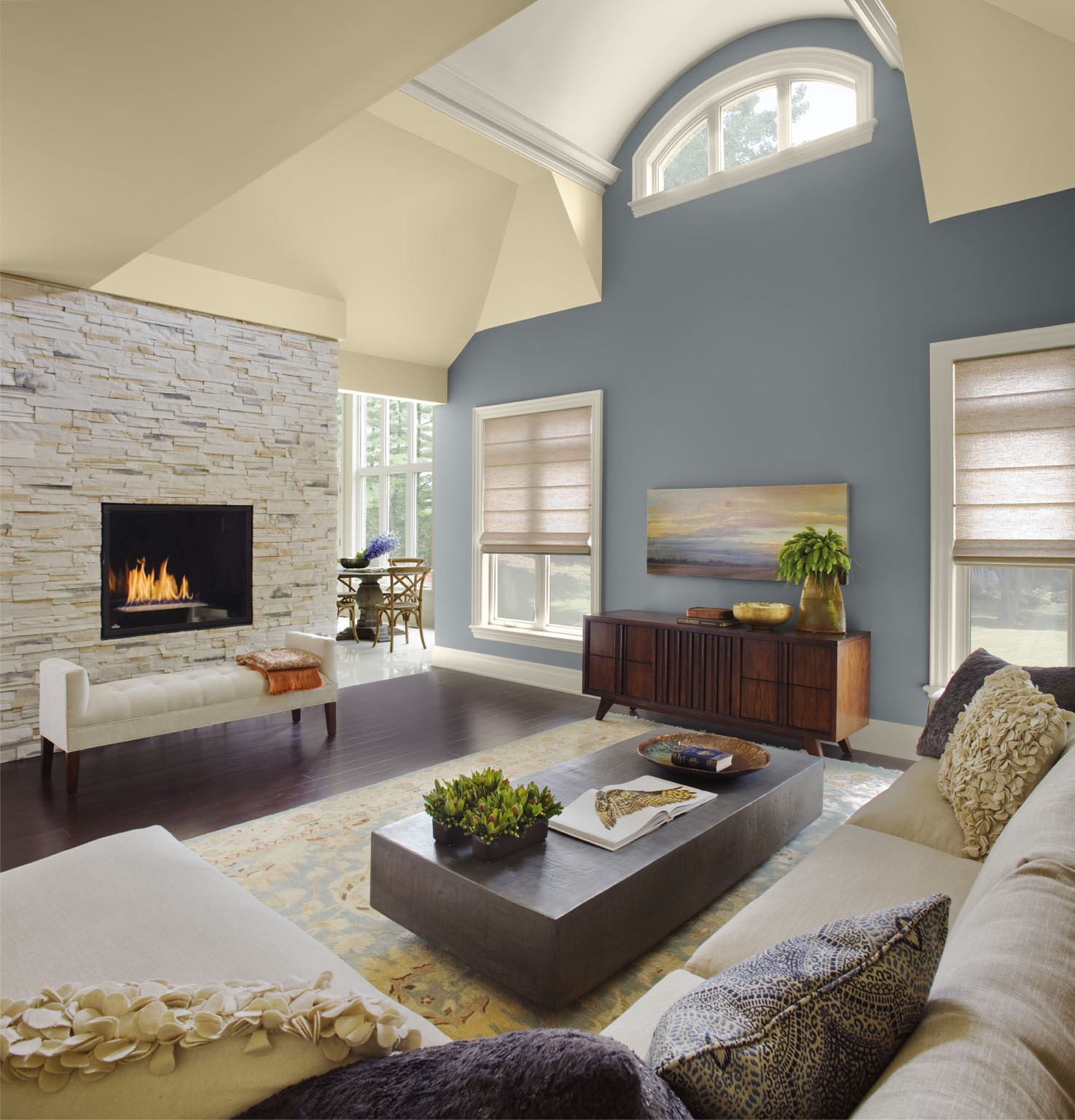 Living Room Wall Color Ideas
 Vaulted Living Room Ideas – HomesFeed