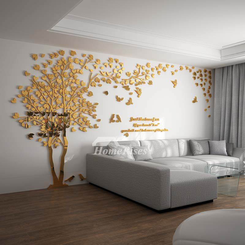 Living Room Wall Decal
 Wall Decals For Living Room Tree Acrylic Home Personalised