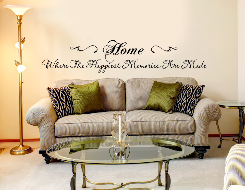 Living Room Wall Decal
 Wall Decals for Living Room Happiest Memories Wall