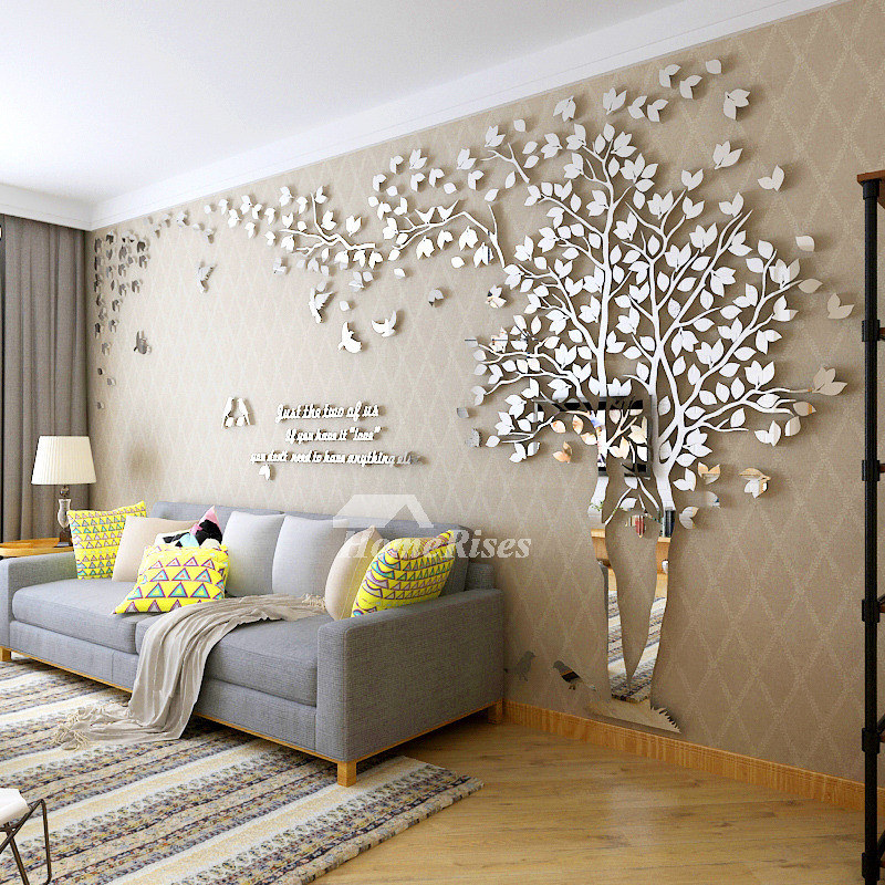 Living Room Wall Decal
 Wall Decals For Living Room Tree Acrylic Home Personalised