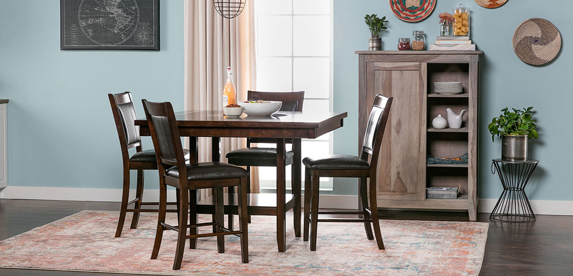 Living Spaces Dining Room Tables
 Counter Height Dining Room Furniture Buying Guide