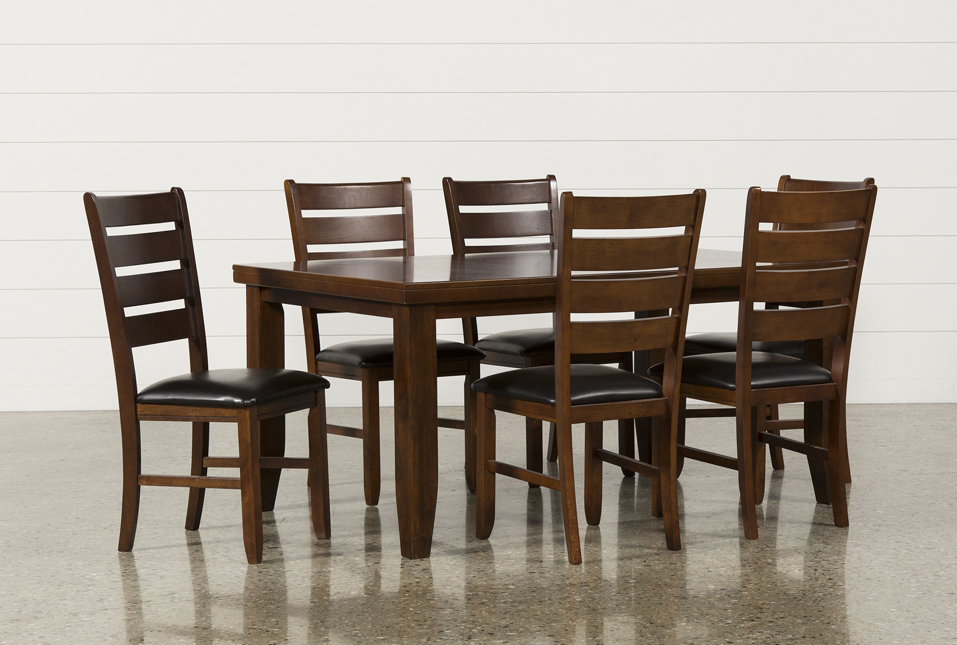 Living Spaces Dining Table
 Bradford 7 Piece Dining Set W Bardstown Side Chairs Qty 1