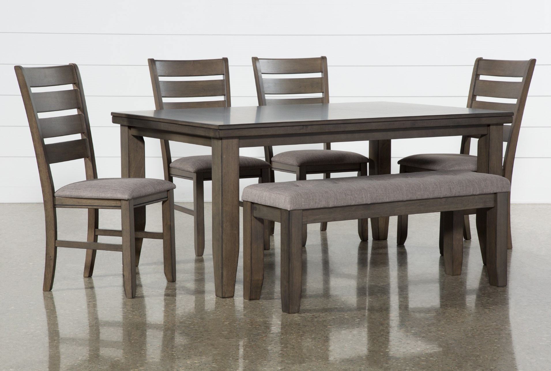 Living Spaces Dining Table Set
 Ashford II 6 Piece Dining Set