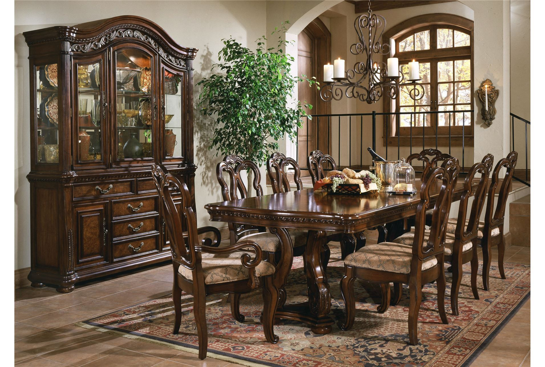 Living Spaces Dining Table Set
 San Marino 7 Piece Dining Set Living Spaces