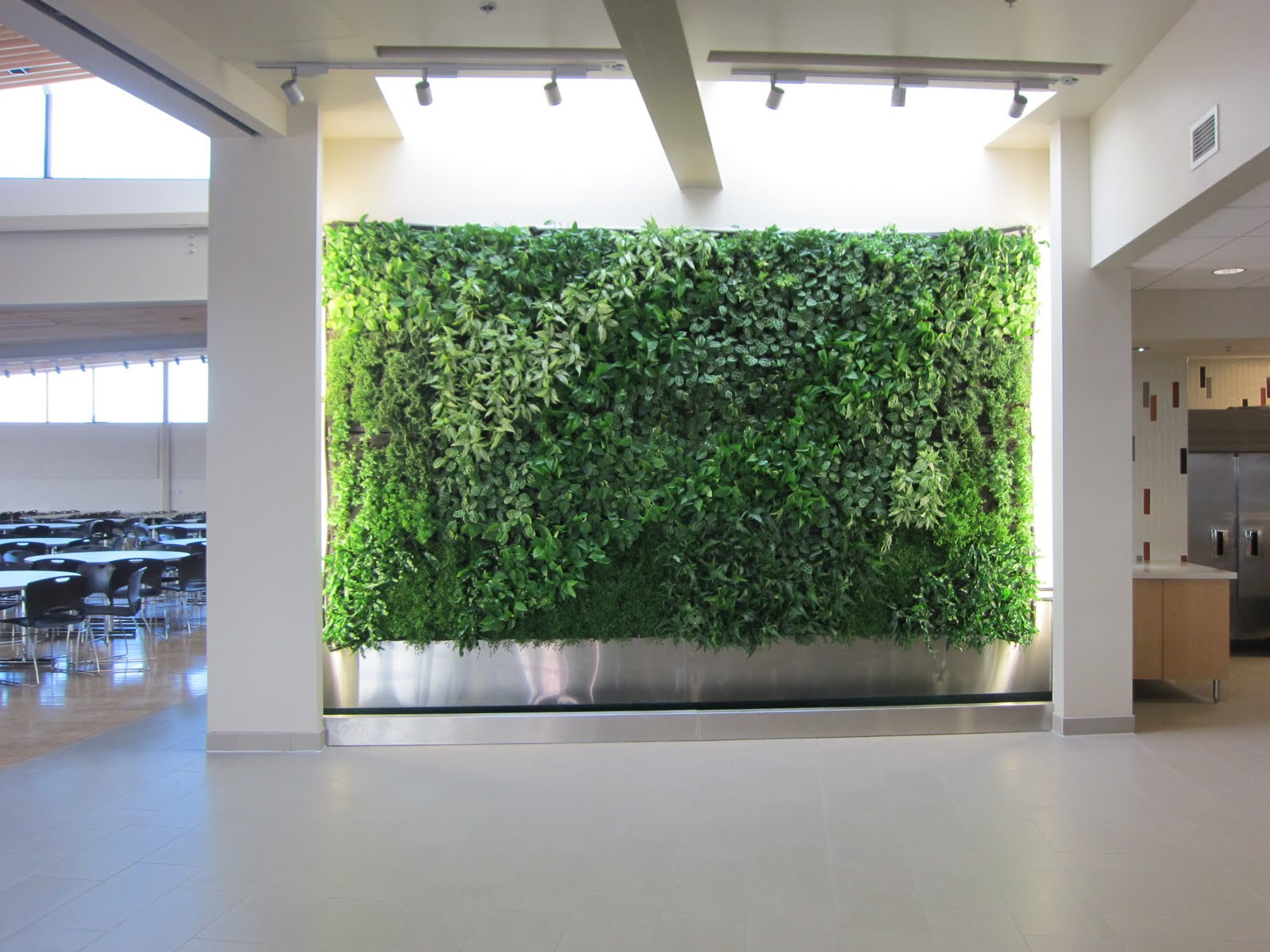 Living Wall Indoor
 Lively Elements Dining Hall Living Wall Englewood Colorado