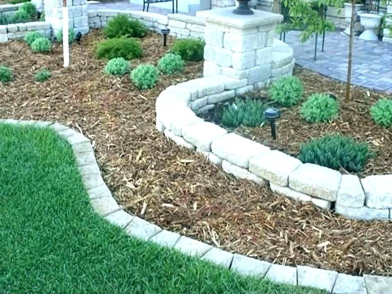 Lowes Landscape Edging Stone
 Edging Landscape Patio Flower Bed Lowes Stones Wall