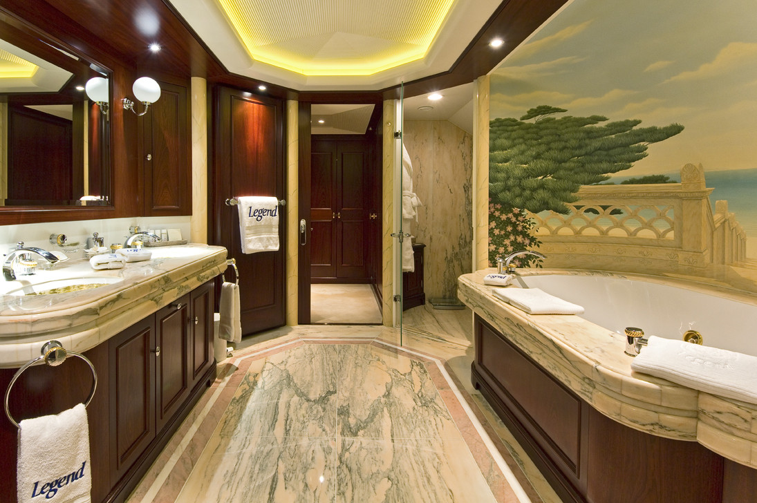 Luxury Master Bathroom
 LEGEND Master Bath – Luxury Yacht Browser