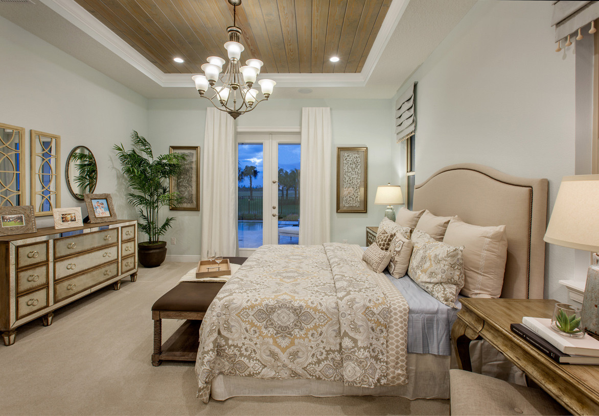 Luxury Master Bedroom
 Winter Garden FL New Homes Master Planned munity