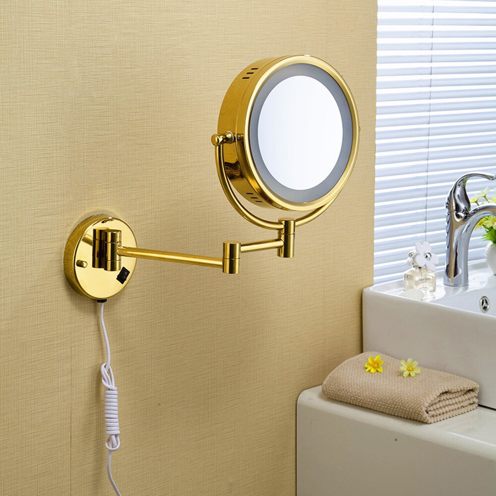 Magnifying Bathroom Mirror
 Bath Mirror Round Wall Cosmetic Mirrors 3x1 Magnifying