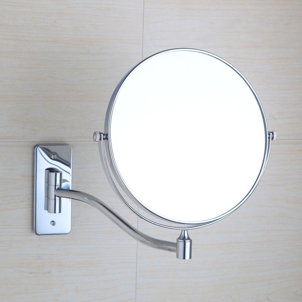 Magnifying Bathroom Mirror
 Wall Mount Bathroom Cosmetic Mirror Round Magnifying