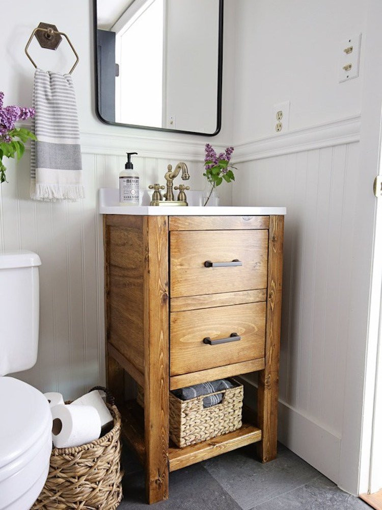 Make Your Own Bathroom Vanity
 DIY Bathroom Vanity 12 Bathroom Rehabs Bob Vila
