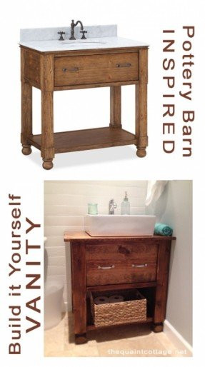 Make Your Own Bathroom Vanity
 Rustic Bath Vanity Foter