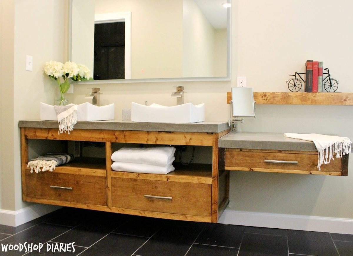 Make Your Own Bathroom Vanity
 DIY Bathroom Vanity 12 Bathroom Rehabs Bob Vila