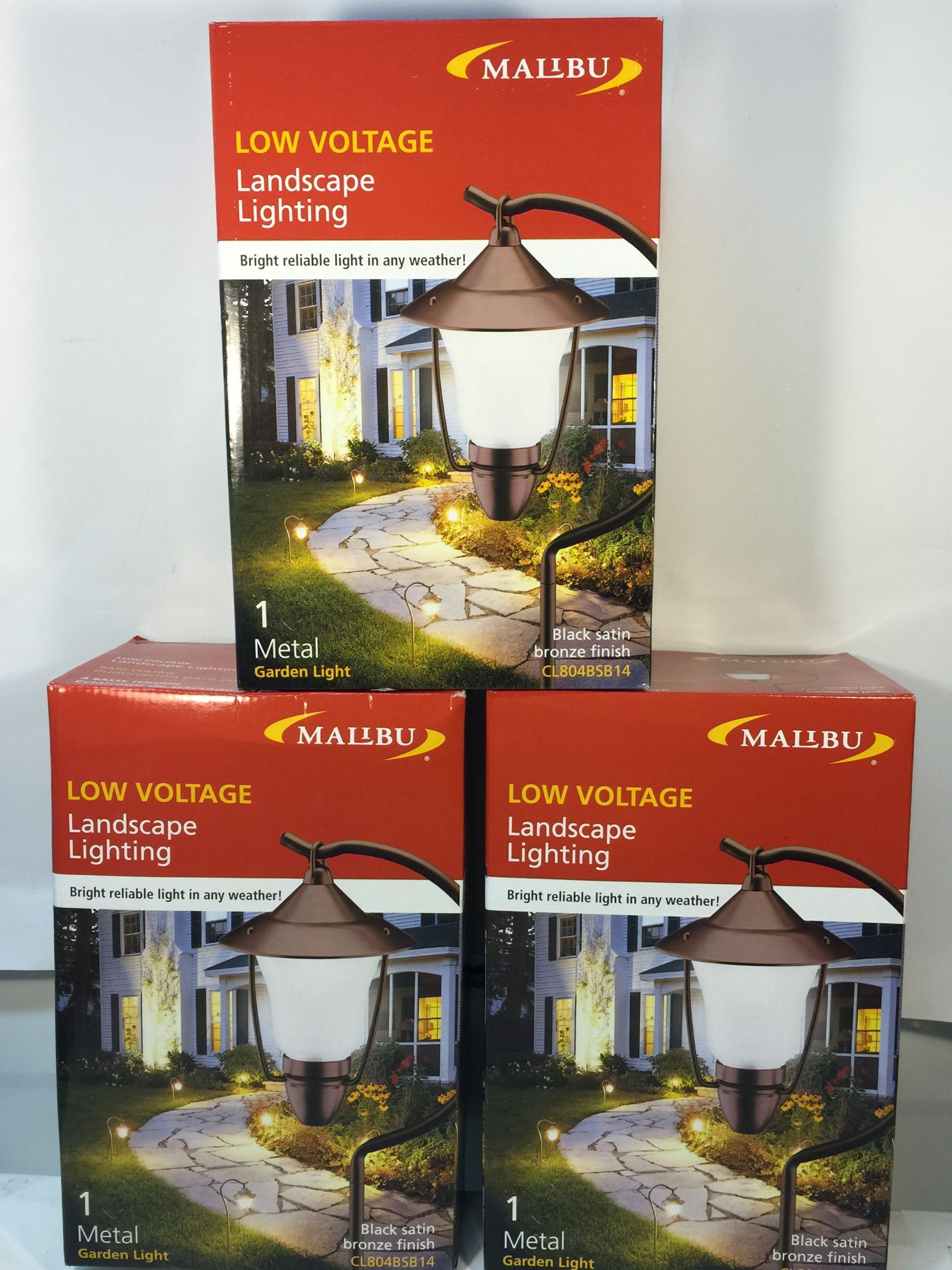 Malibu Low Voltage Landscape Light
 3 X Malibu Low Voltage Landscape Lighting Metal Garden
