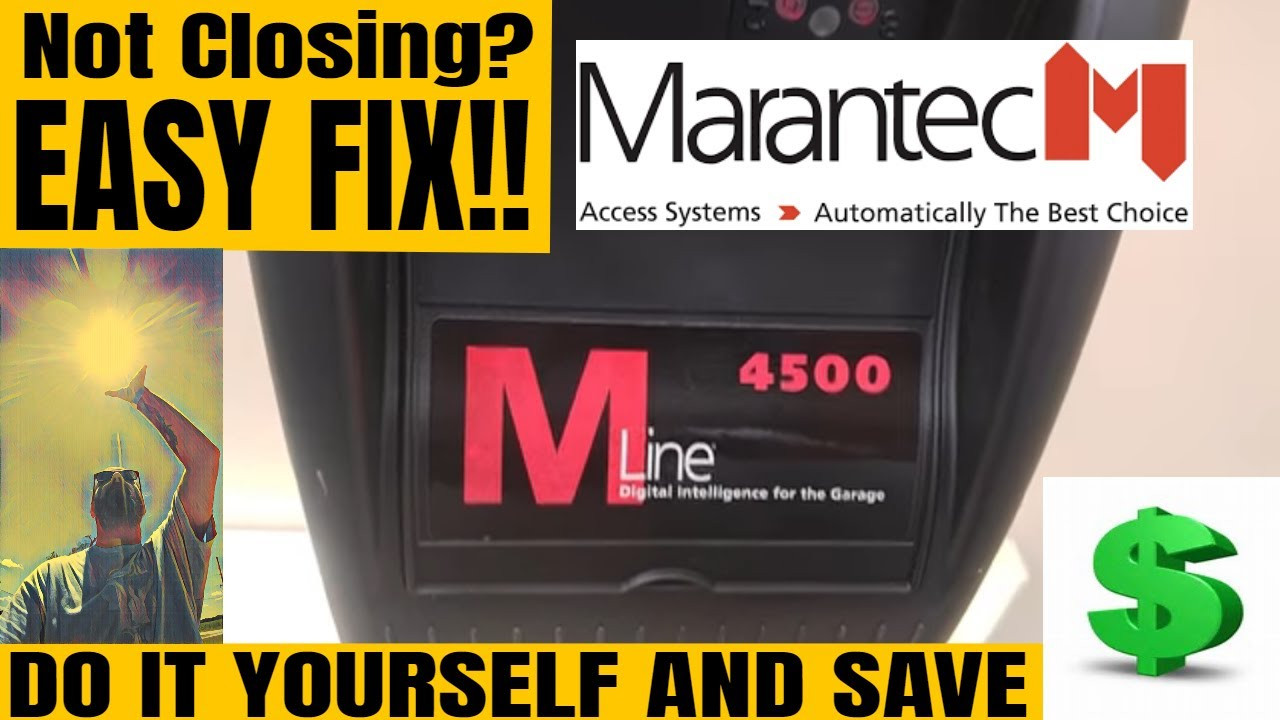 Manatec Garage Door
 Marantec Garage Door Opener Closing Problems🔩