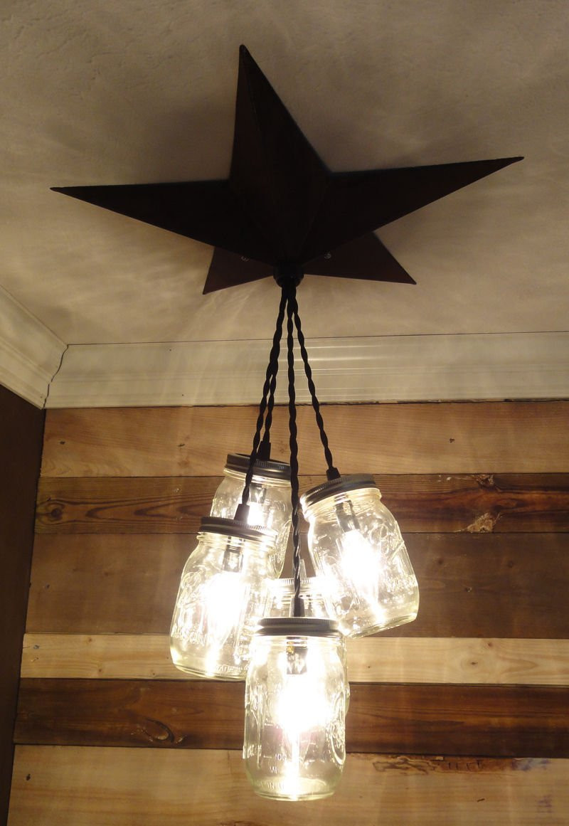 Mason Jar Kitchen Light
 Mason Jar Kitchen Lights for Your Home The Country Chic