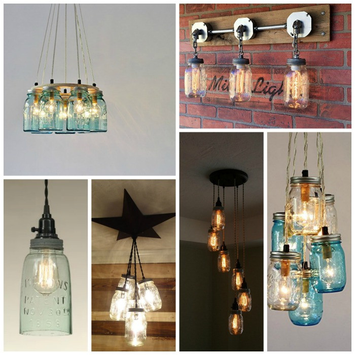 Mason Jar Kitchen Light
 Mason Jar Kitchen Lights for Your Home The Country Chic