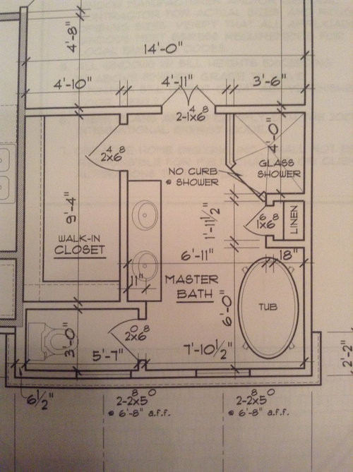 Master Bathroom Layout Plans
 Master Bath layout