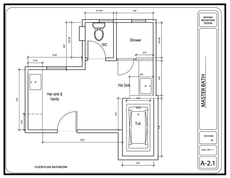 Master Bathroom Layout Plans
 Hollywood Hills Master Bathroom Design Project The Design