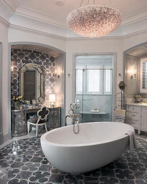 Master Bathroom Tile Ideas
 Top 60 Best Master Bathroom Ideas Home Interior Designs