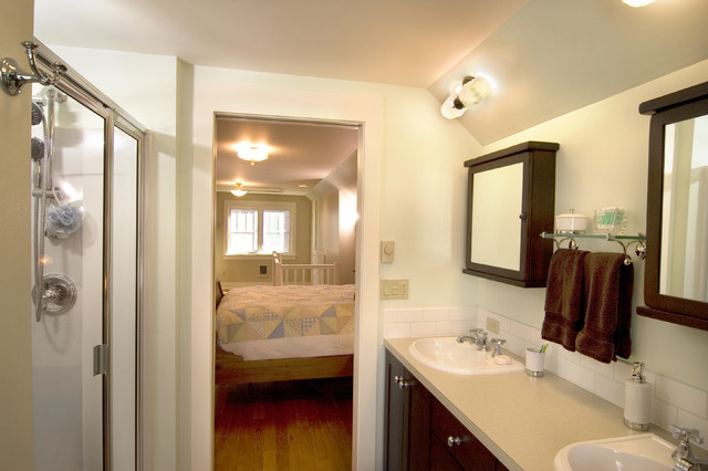Master Bedroom Bathroom
 Master Bedroom & Bathroom Attic Remodel Traditional