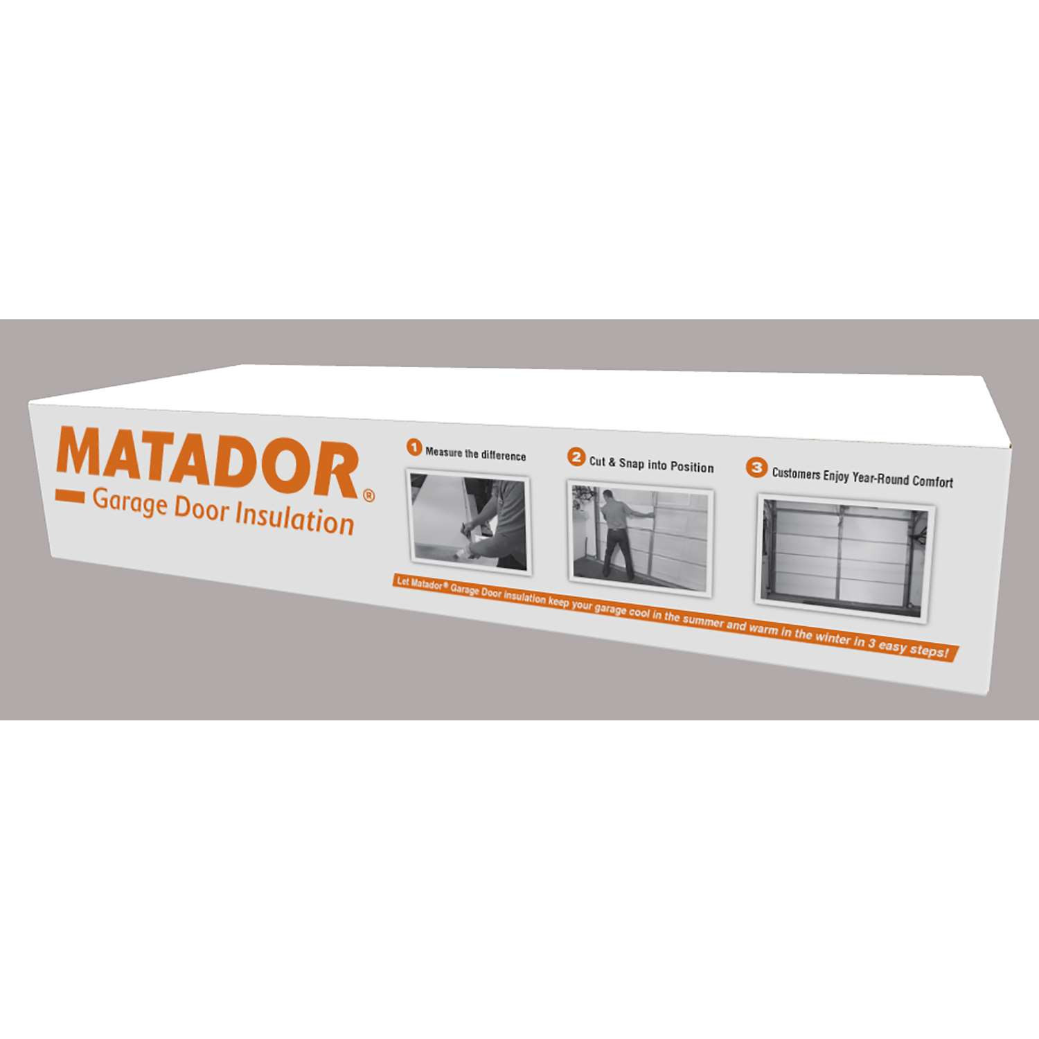 Matador Garage Door Insulation Kit
 Matador 21 in W x 55 in L 4 8 Garage Door Insulation Kit