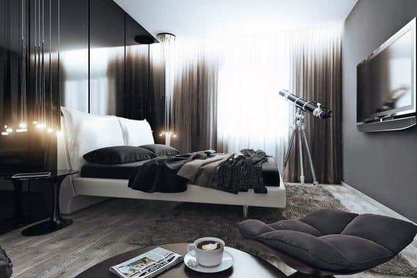 Mens Bedroom Ideas For Apartment
 60 Men s Bedroom Ideas Masculine Interior Design Inspiration
