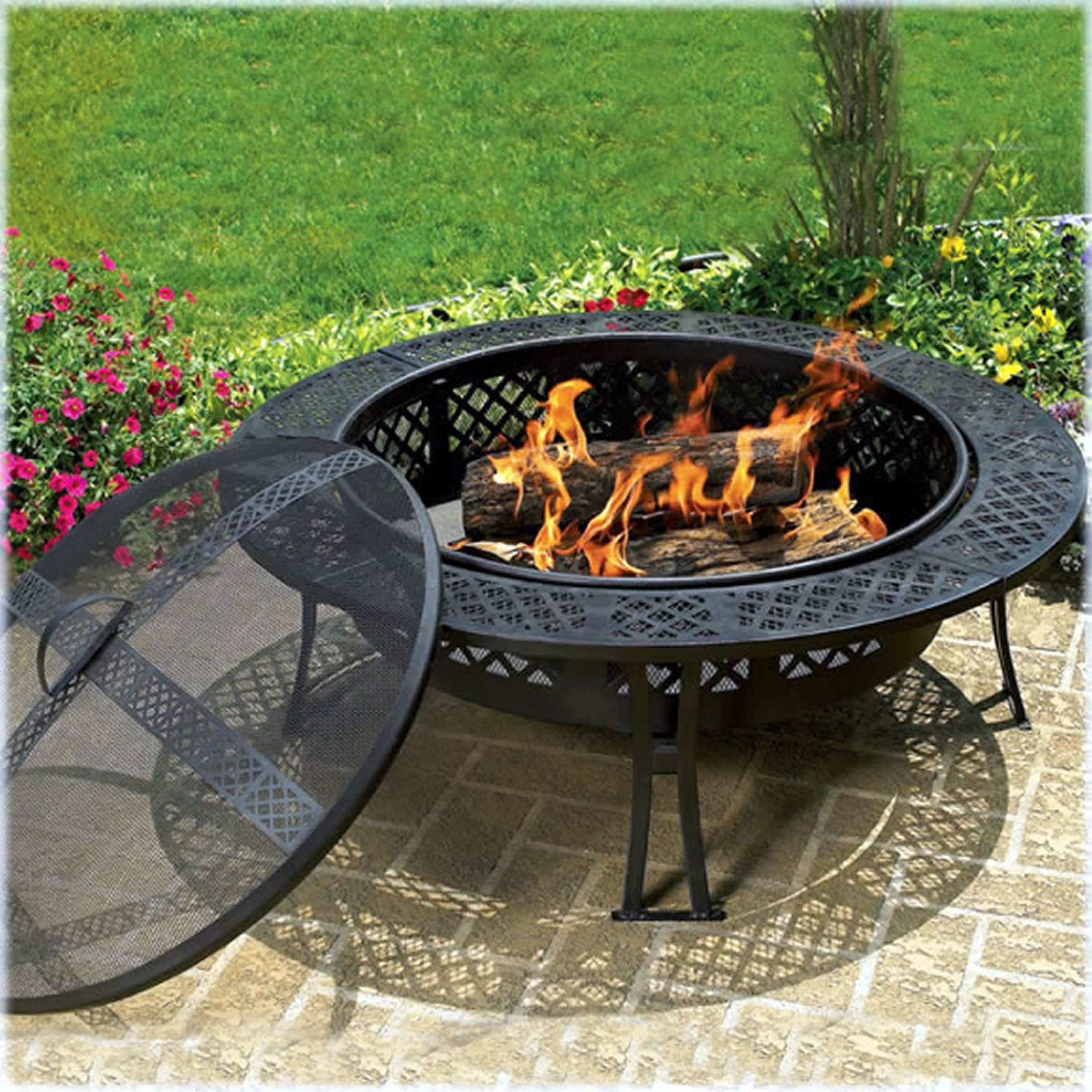 Mesh Firepit Covers
 CobraCo Diamond Mesh Fire Pit with FREE Cover Fire Pits
