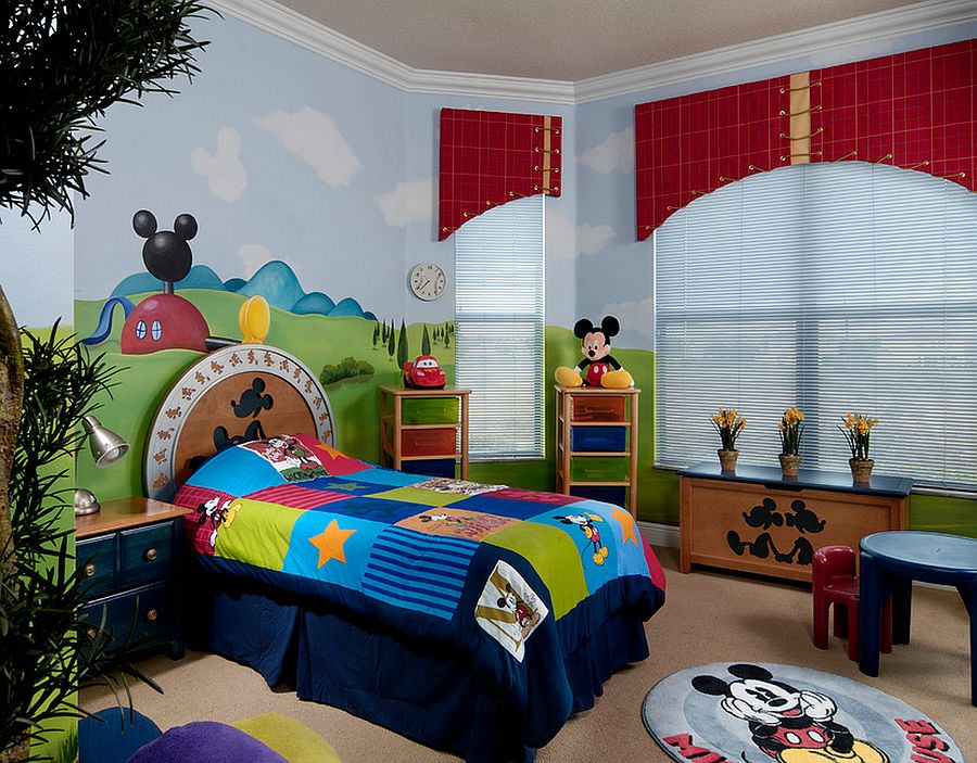 Mickey Mouse Decor For Bedroom
 24 Disney Themed Bedroom Designs Decorating Ideas