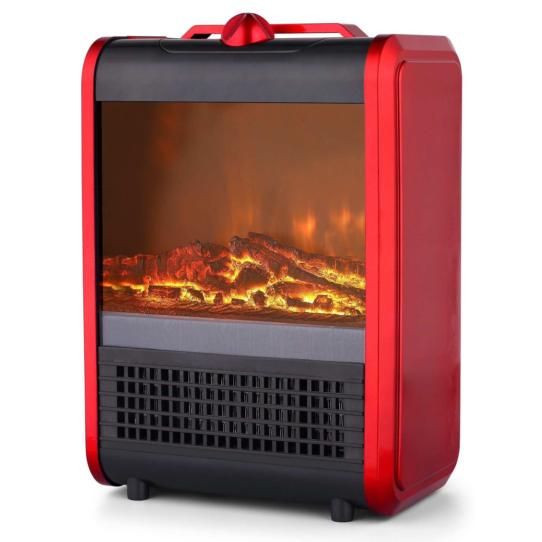 Mini Electric Fireplace Heater
 PRFH Ceramic Mini Fireplace 750 1 500 Watt Portable
