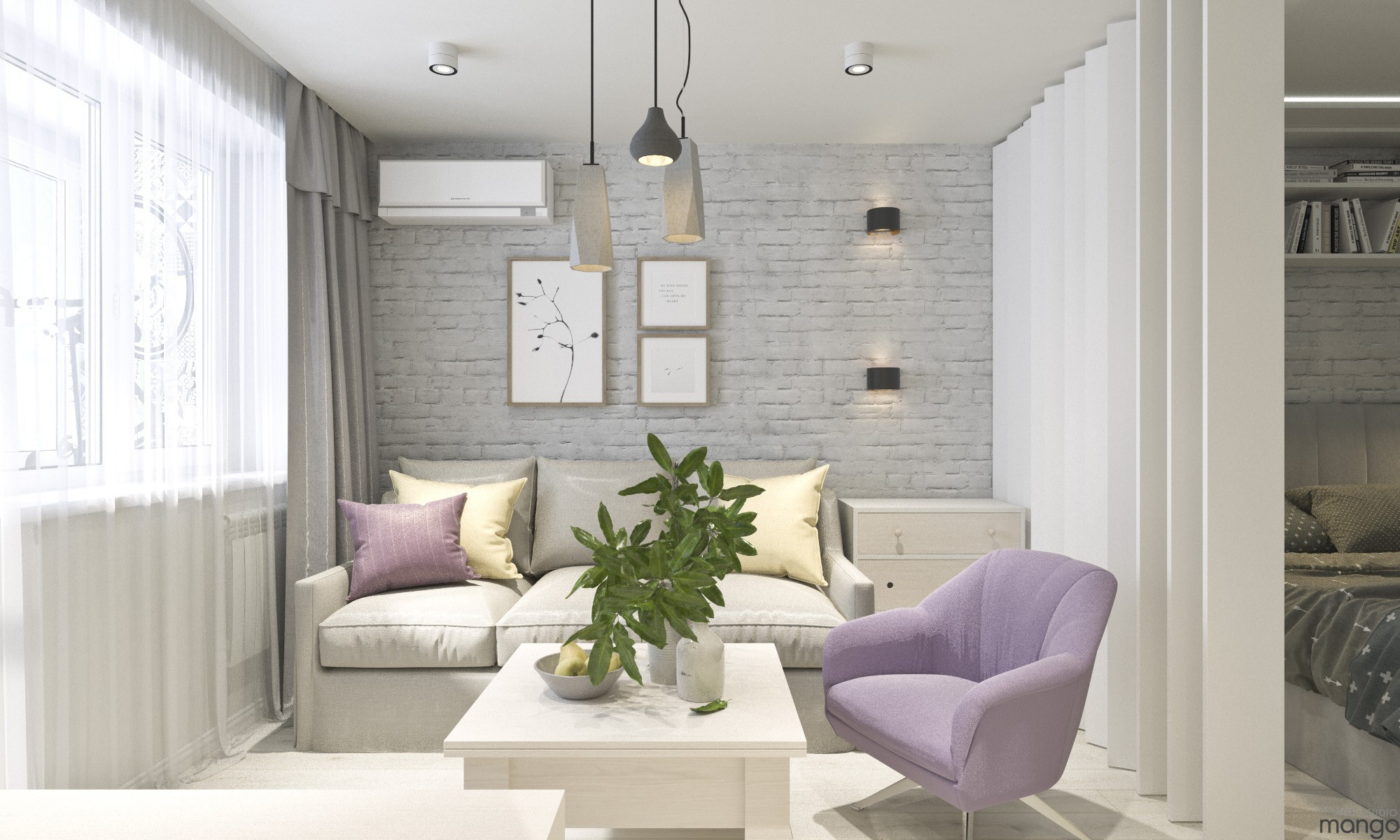 Minimalist Design Living Room
 Types of 3 Small Living Room Designs bined Between