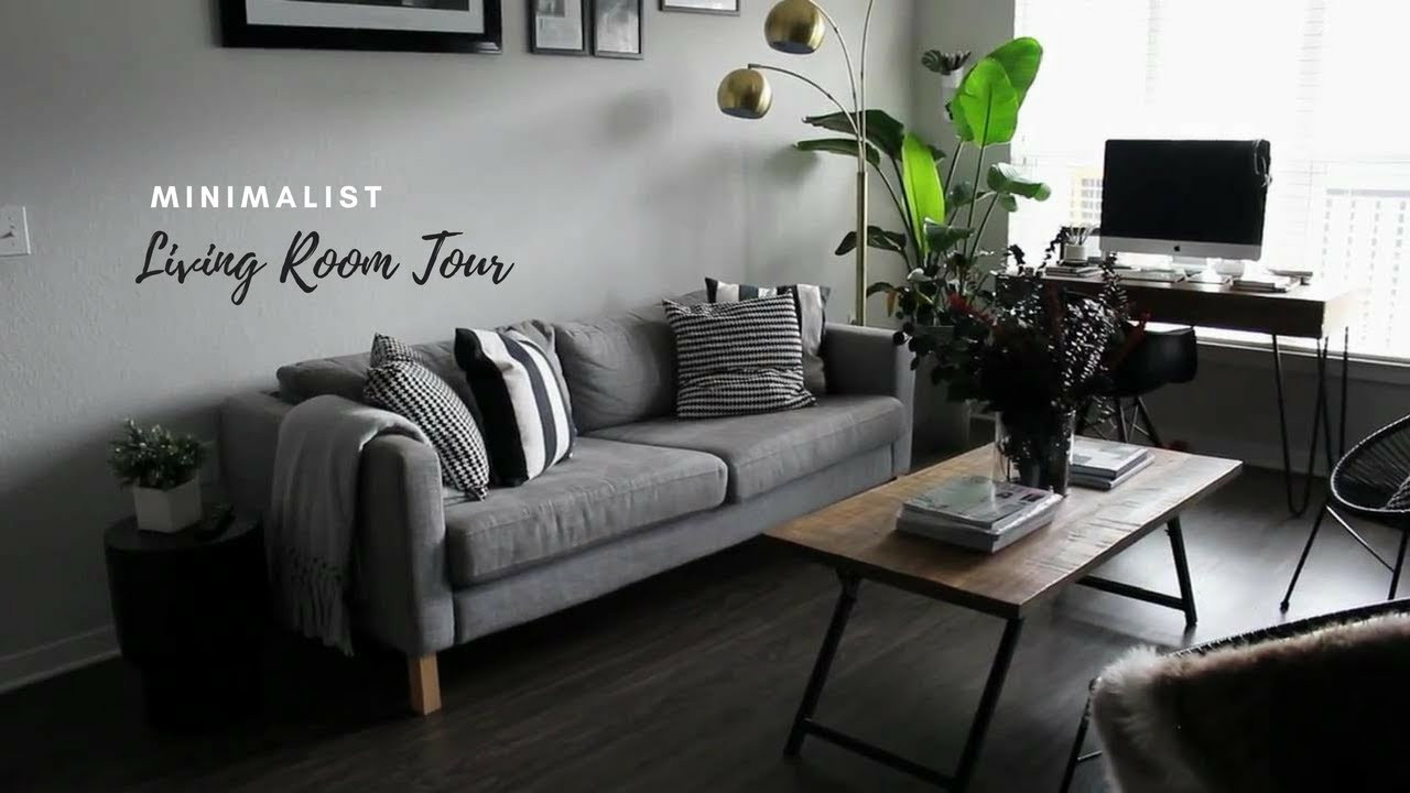 Minimalist Living Room Apartment
 TINY MINIMALIST APARTMENT LIVING ROOM TOUR