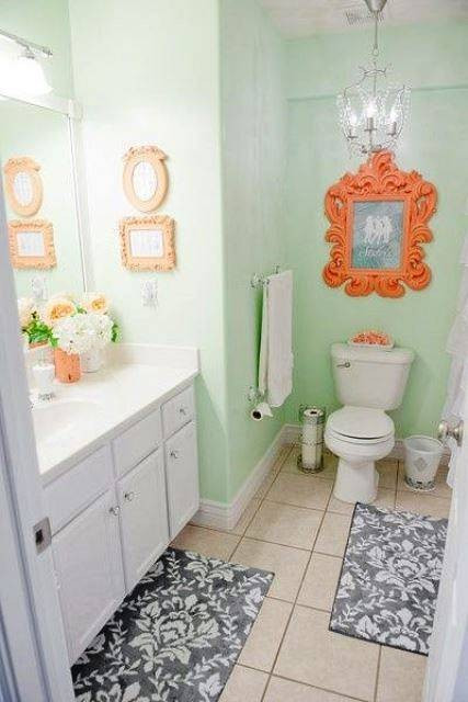 Mint Green Bathroom Decor
 Bathroom Color Therapy 20 photos MessageNote