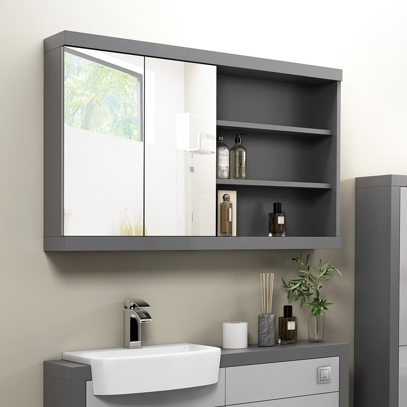 Mirrored Bathroom Cabinets
 Grove Mirror Cabinet 1200