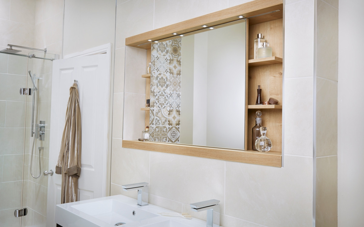 Mirrored Bathroom Cabinets
 Utopia 1200mm Sliding Mirror Cabinet