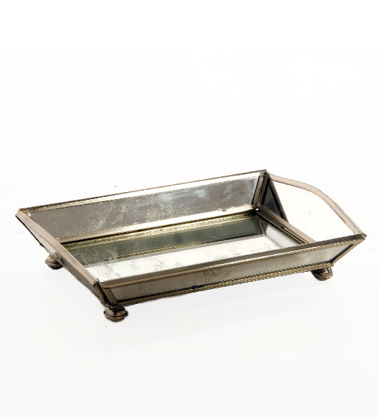 Mirrored Bathroom Tray
 Mirrored Vanity Tray & Other Mirrored Bathroom Accessories