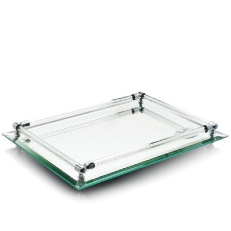 Mirrored Bathroom Tray
 vanity trays