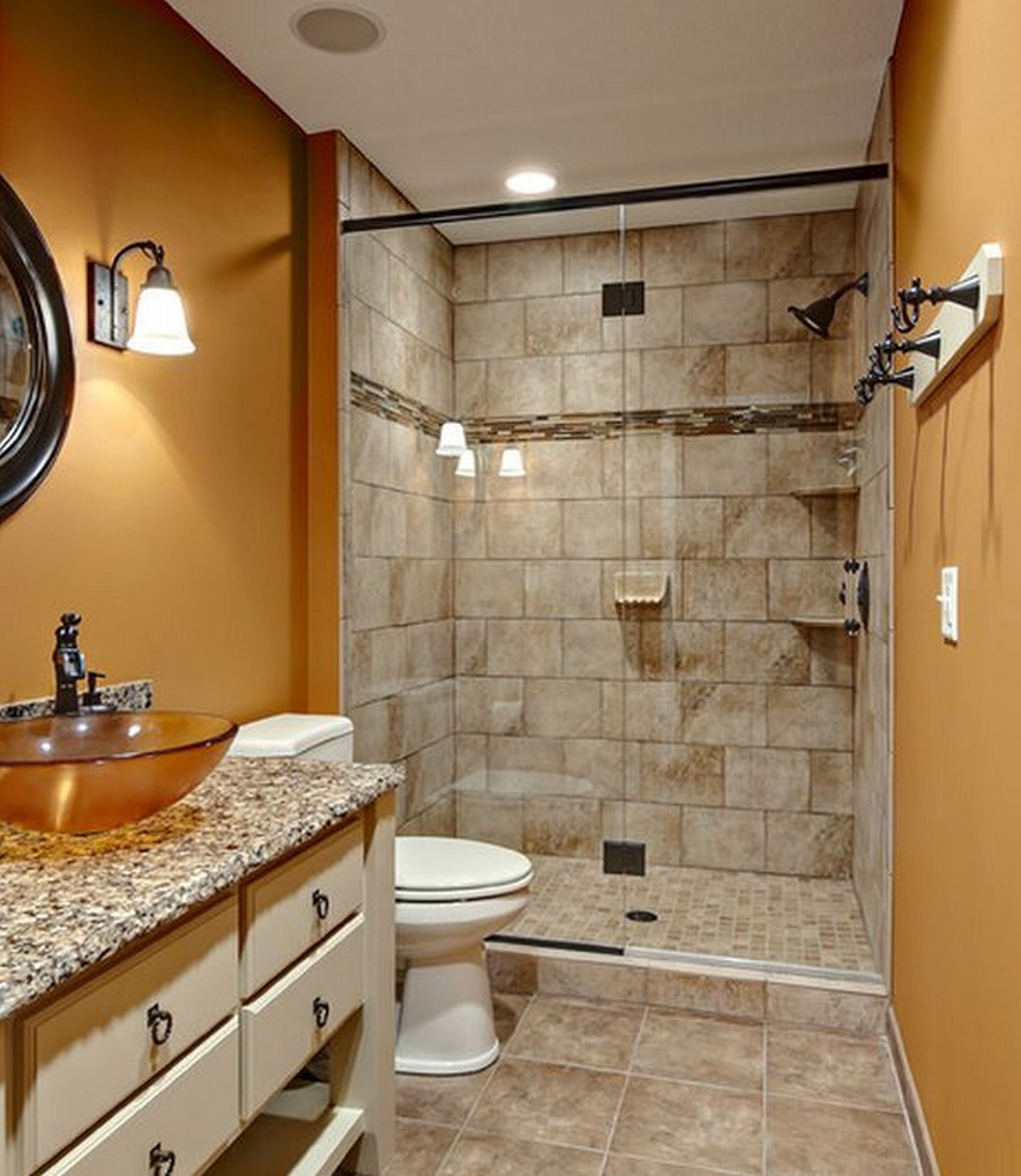 Modern Bathroom Shower
 Modern Bathroom Design Ideas with Walk In Shower