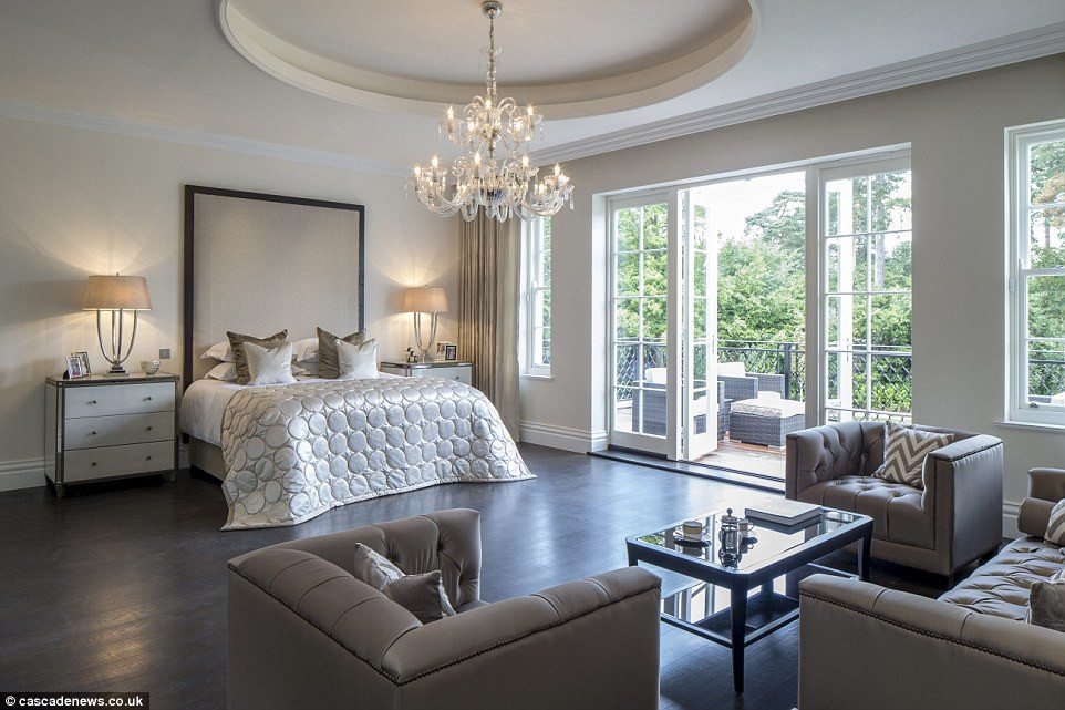 Modern Bedroom Suites
 Surrey mansion with eight bedroom suites and private