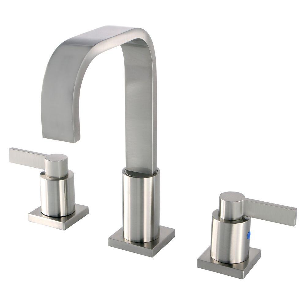 Modern Brass Bathroom Faucet Fresh Kingston Brass Modern 8 In Widespread 2 Handle High Arc