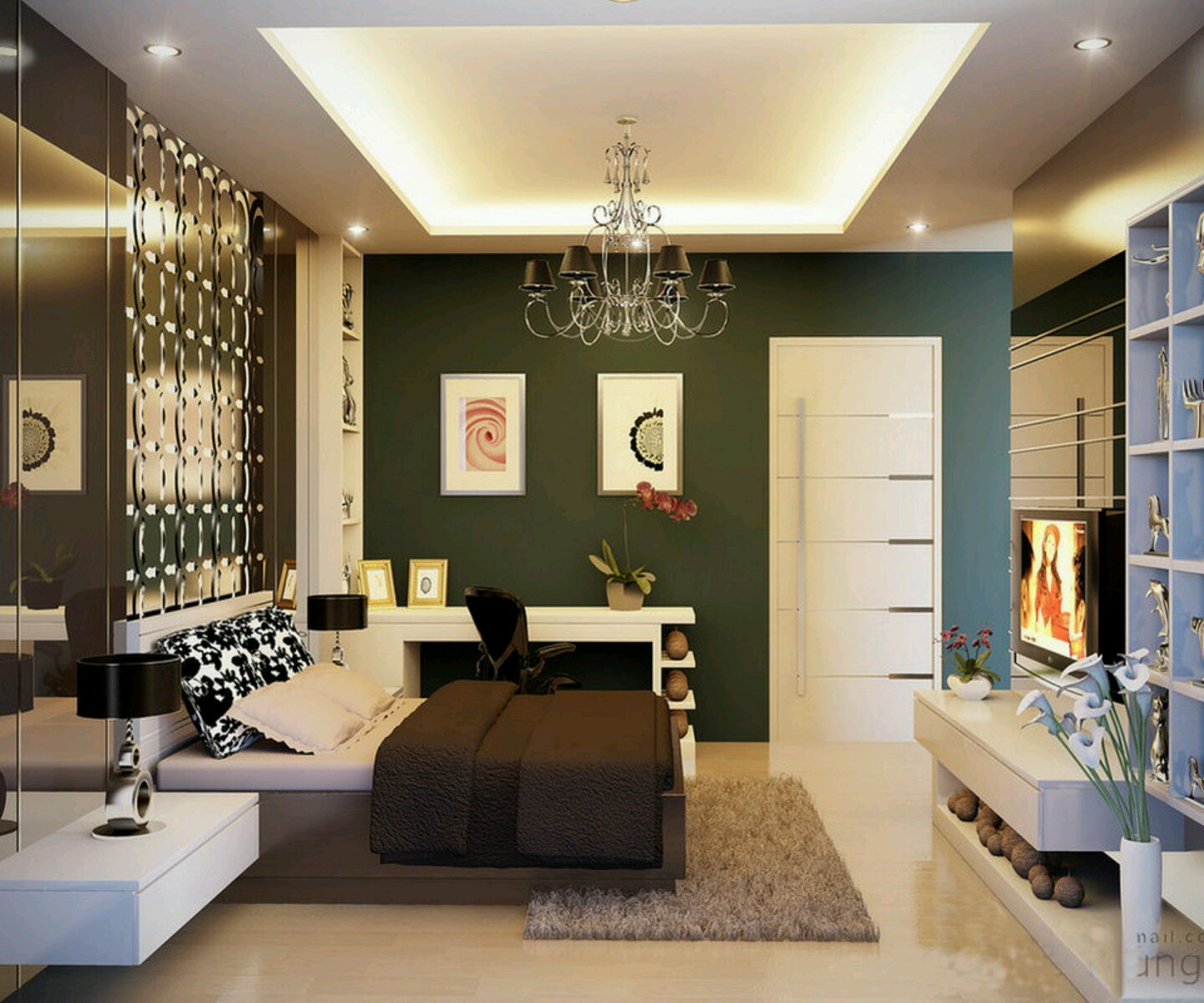 Modern Designs Of Bedroom
 New home designs latest Modern bedrooms designs best ideas