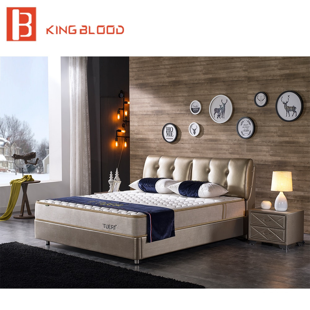 Modern Double Bedroom Designs
 indian modern genuine leather solid wood double bed