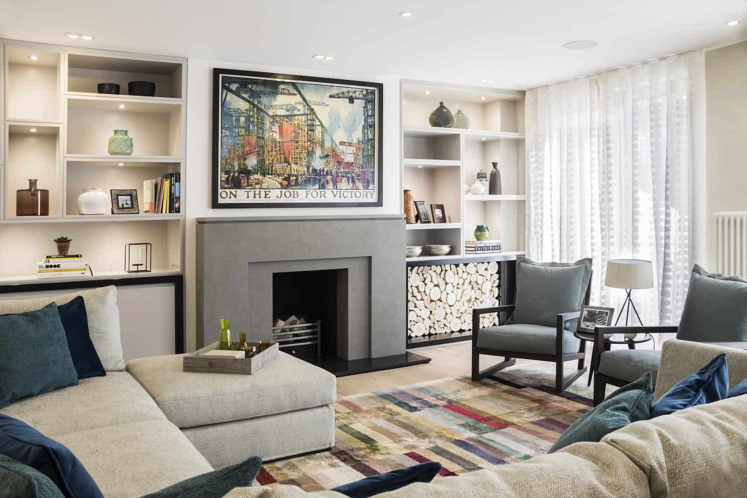 Modern Formal Living Room
 350 Great Room Design Ideas for 2019
