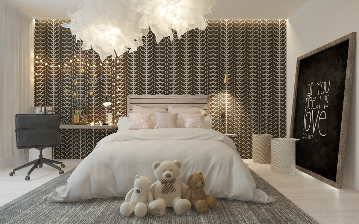 Modern Girls Bedroom
 A Pair Childrens Bedrooms With Sophisticated Themes