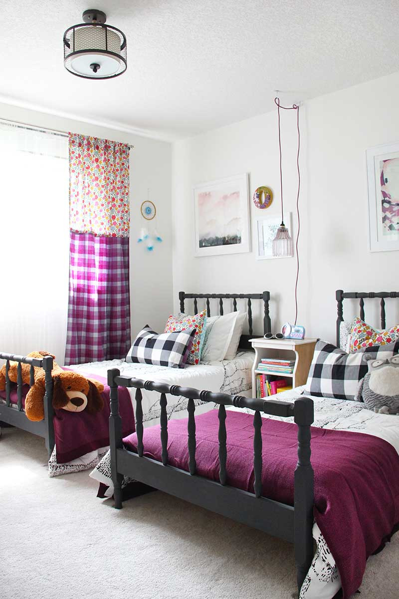 Modern Girls Bedroom
 Kids Bedroom Design Reveal ORC Week 6 Fresh Crush