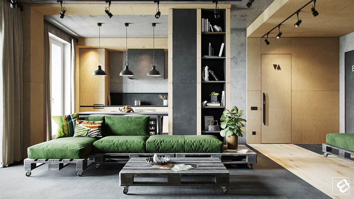 Modern Industrial Living Room
 Industrial Style Living Room Design The Essential Guide
