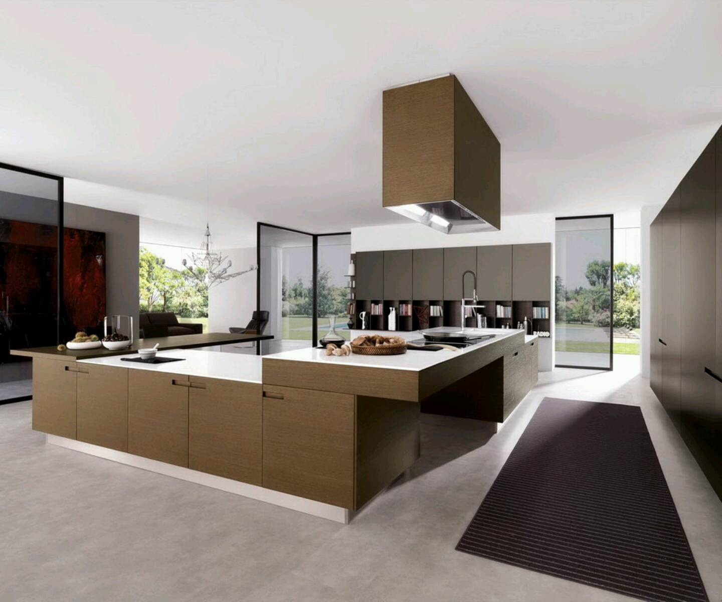 Modern Kitchen Hutch
 New home designs latest Modern kitchen cabinets designs