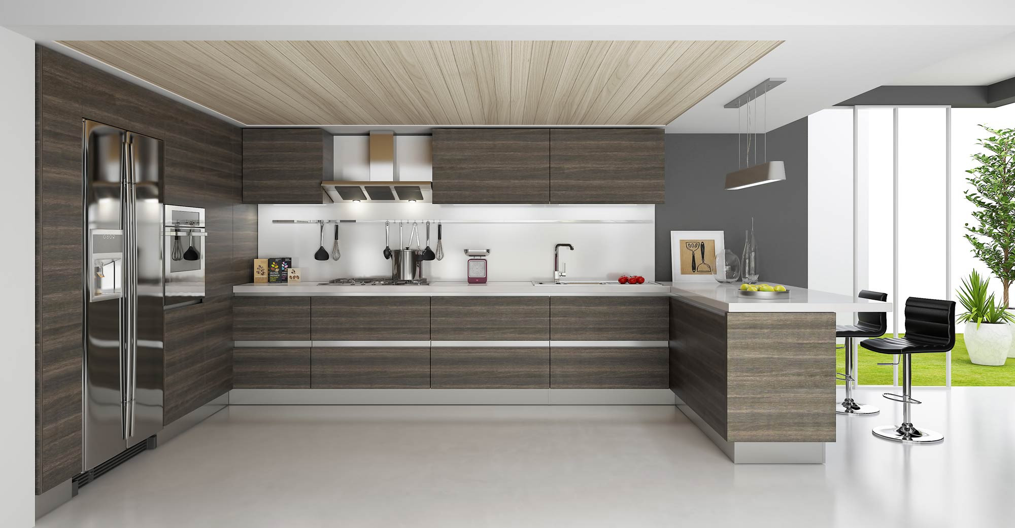 Modern Kitchen Hutch
 Contemporary and modern kitchens what is the difference