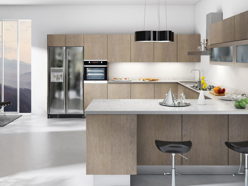 Modern Kitchen Hutch
 Luxurious Touch Applying a Modern Kitchen Cabinets