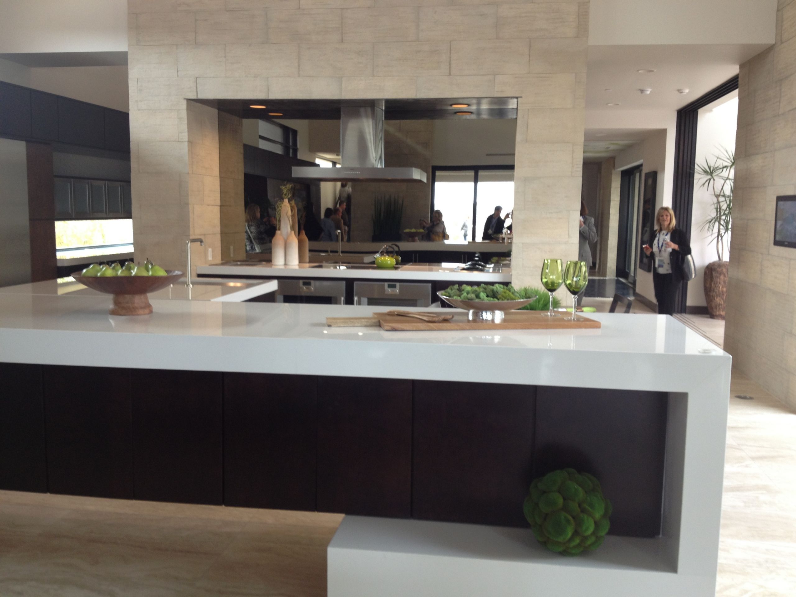 Modern Kitchen Islands
 The Kitchen Island Curves and Wraps In 2013